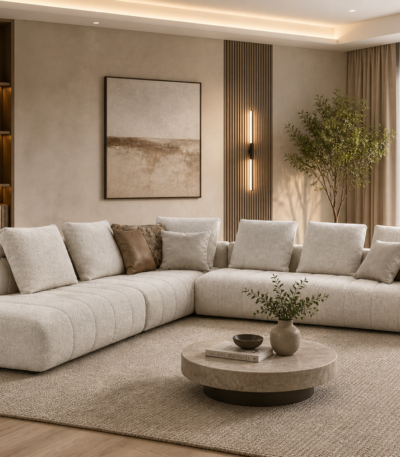 أريكة زاوية، أريكة حديثة، أثاث منزلي، تصميم داخلي، غرفة معيشة