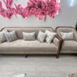 مجموعة الأناقة الفاخرة, قماش شانيل, أثاث فاخر, خشب سويدي, تصميم عصري